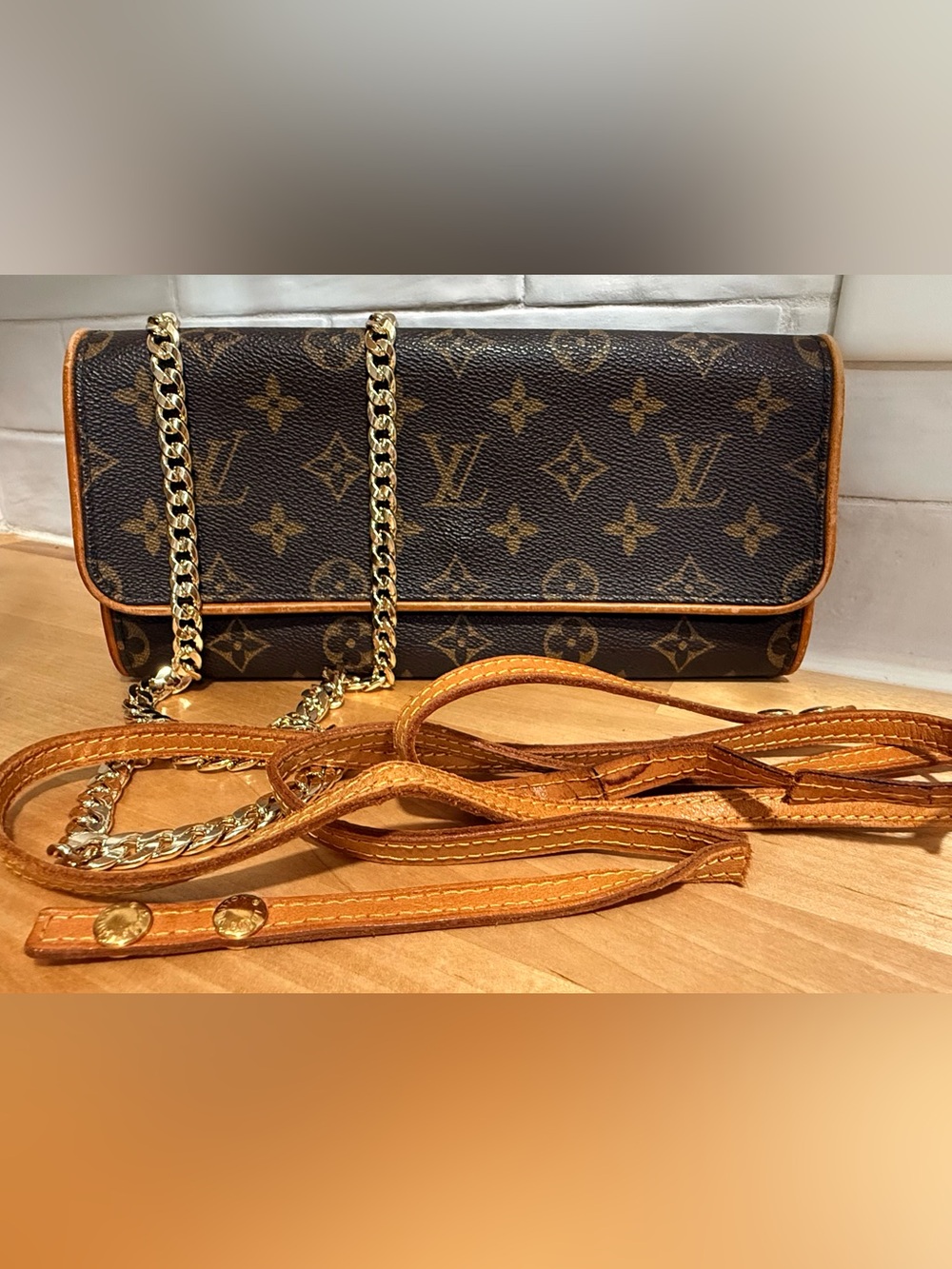 Authentic Louis Vuitton Crossbody Twin Pochette GM